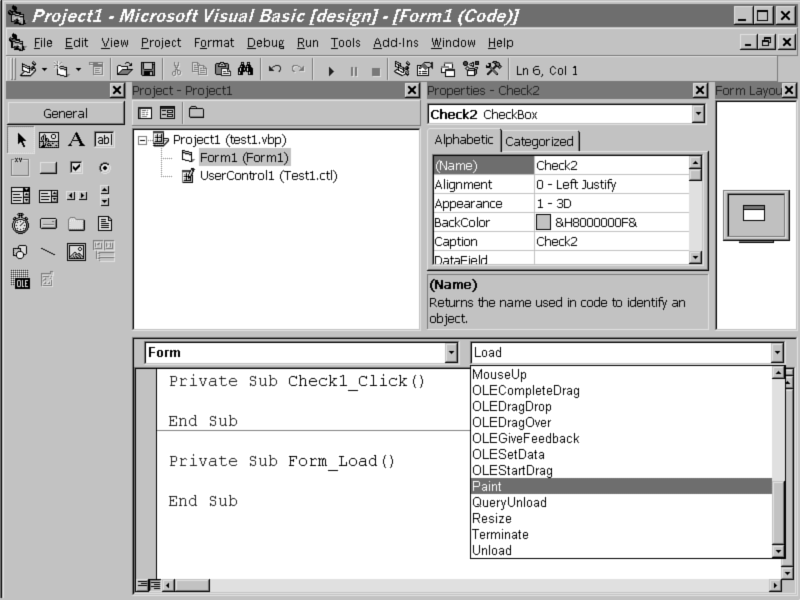 Chapter 7 -- ActiveX and Visual Basic